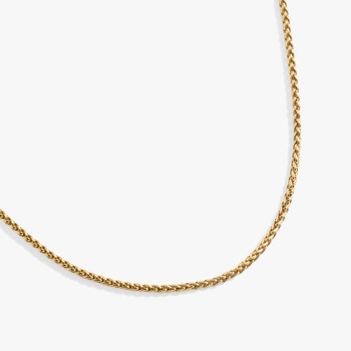 Alex And Ani Wheat Chain Layering Necklace In Gold