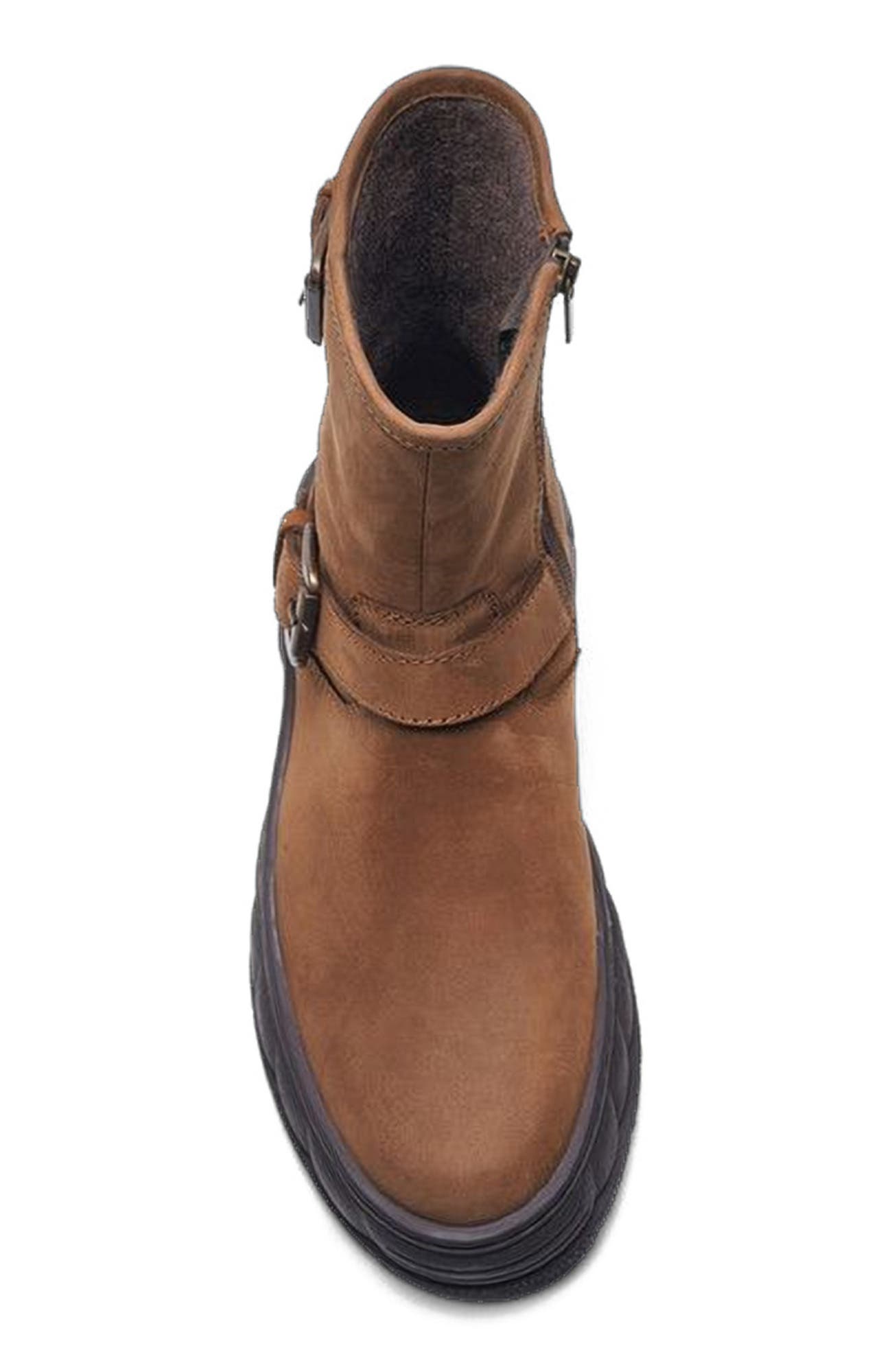 Ranger Biker Boot, Alternate, color, Tobacco Nubuck