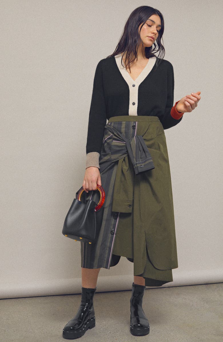 Fendi Zip Patent Combat Boot, Alternate, color,