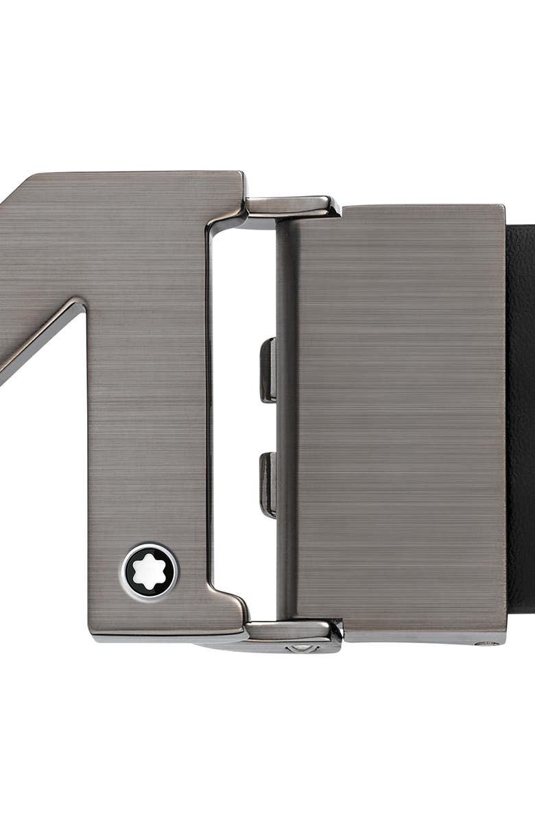Montblanc Leather Belt, Alternate, color, 