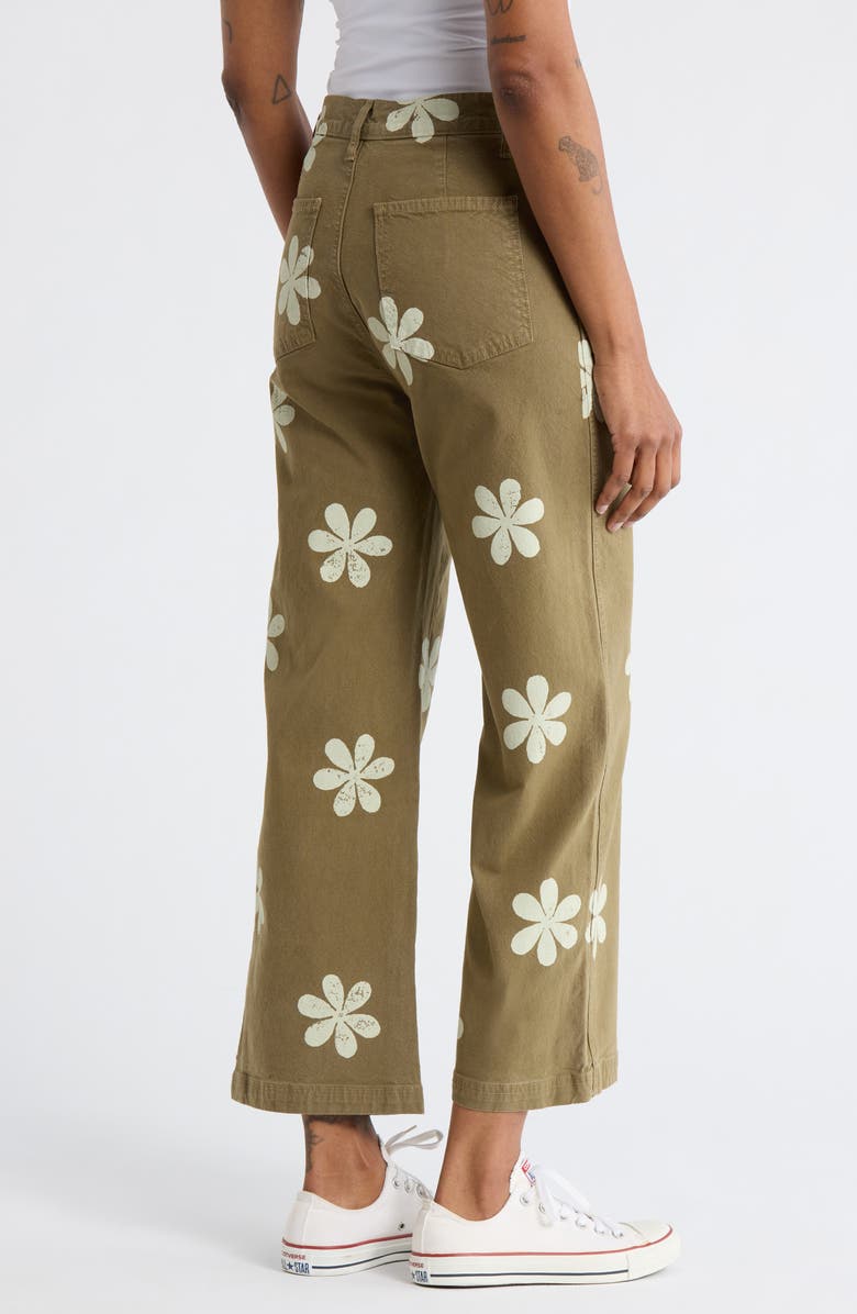 THE GREAT. The Painter Pants, Alternate, color, Army