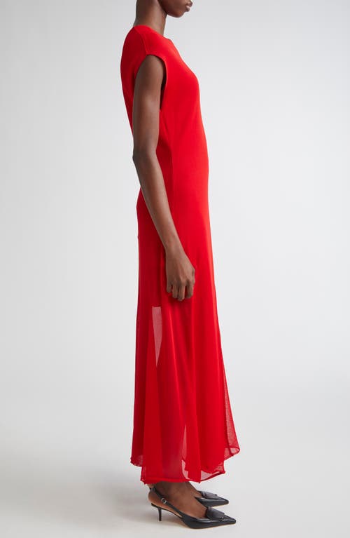 Jason Wu Collection Seamed Asymmetric Dress In Red