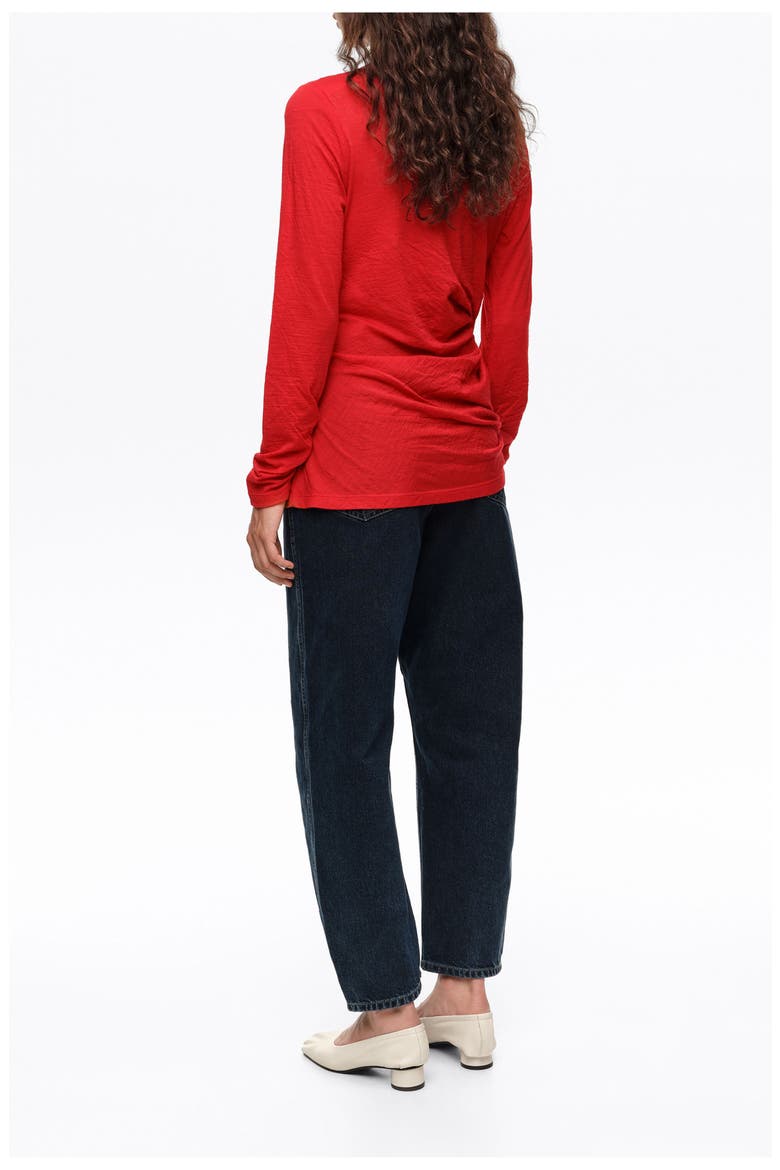 Wool Knot T-shirt, Alternate, color, RED