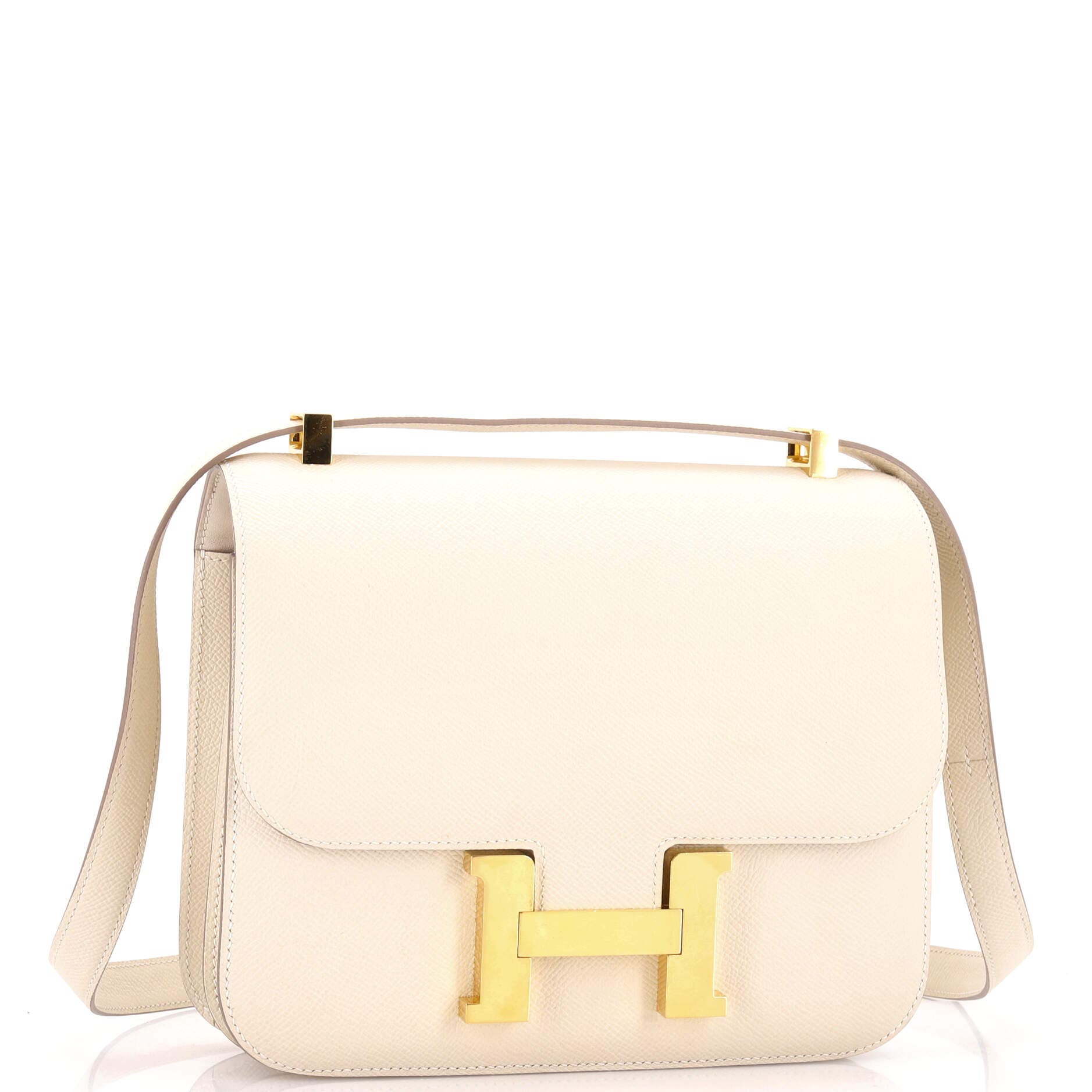 Pre-Owned Hermes Constance Bag Epsom 24, Alternate, color, Craie