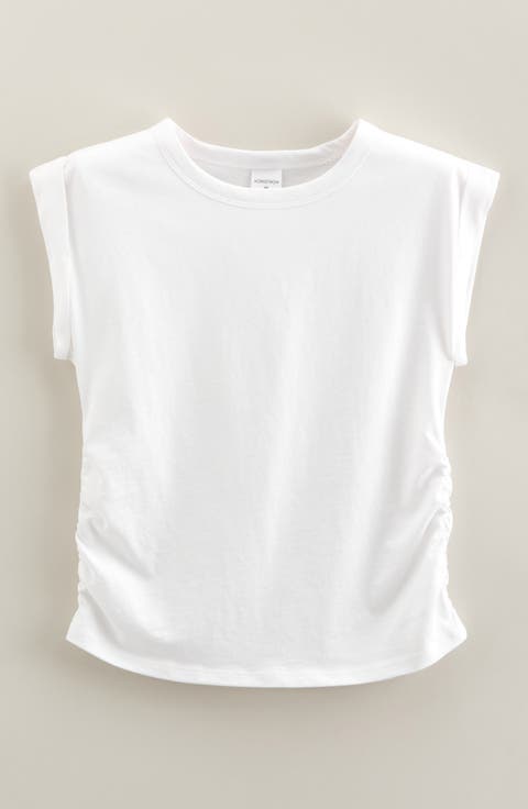 Kids' Ruched Side T-Shirt (Big Kid)