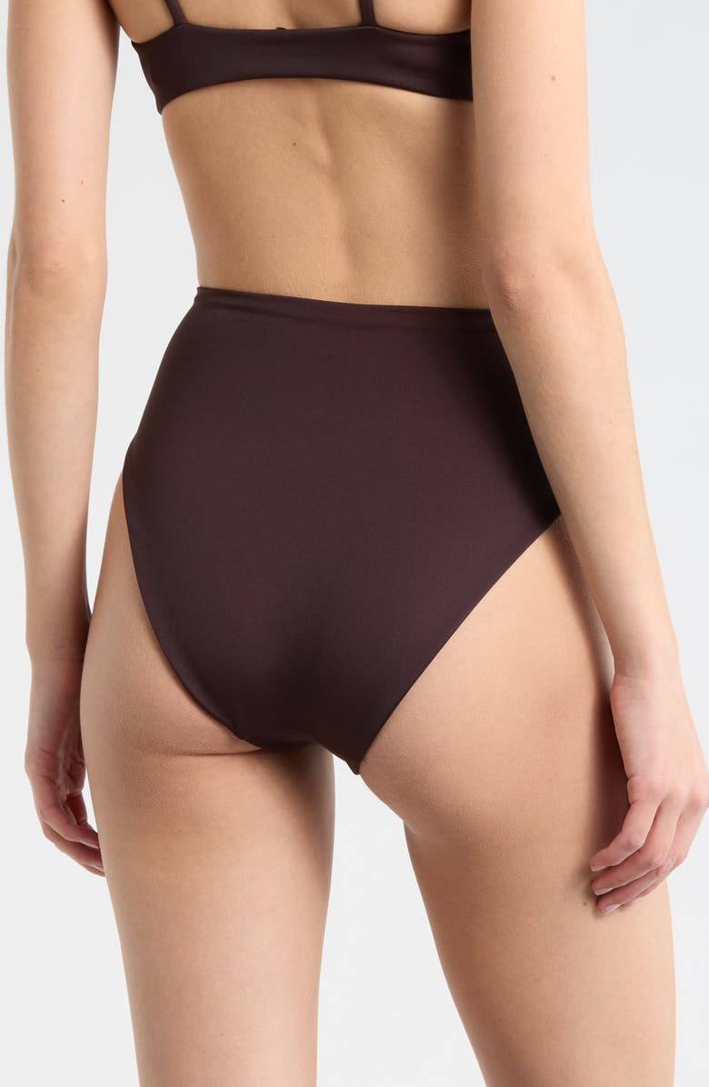LEFT ON FRIDAY Hi Hi High Waist Bikini Bottoms, Alternate, color, Cold Brew