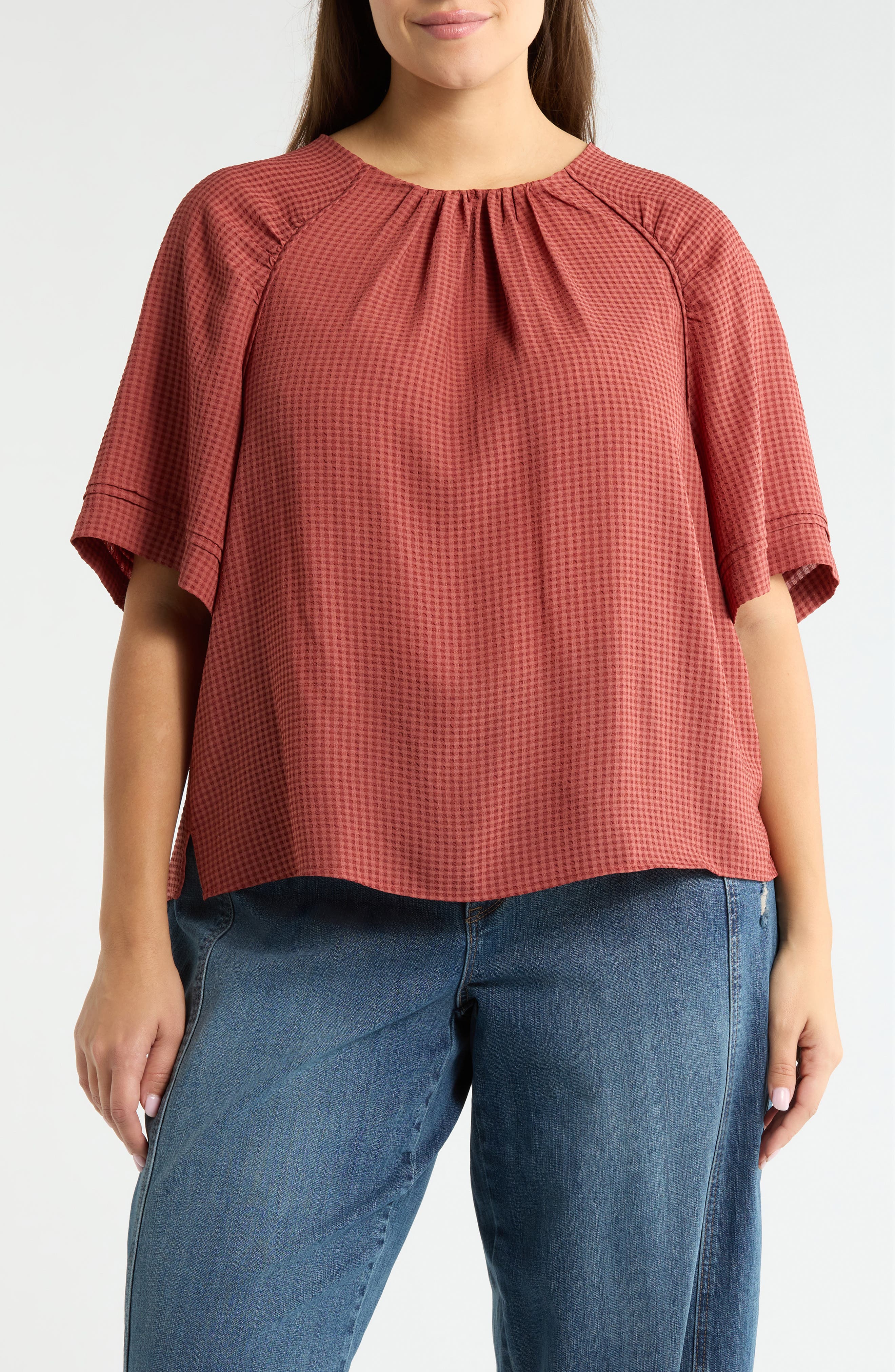 Textured Short Sleeve Shirt - image 3