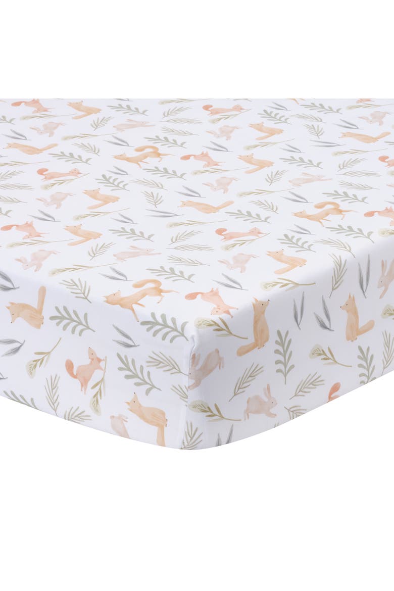 Whispering Woods 3-Piece Baby Nursery Crib Bedding Se, Alternate, color, White