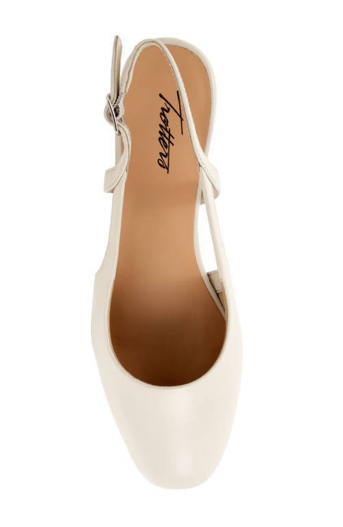 Trotters Dottie Slingback Pump In Ivory
