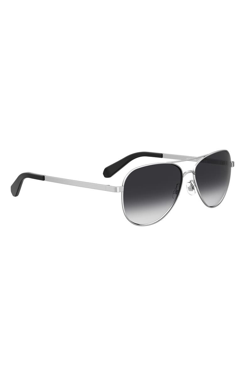 Kate Spade New York Varese Gradient Aviator Sunglasses, Alternate, color, 0010-9O
