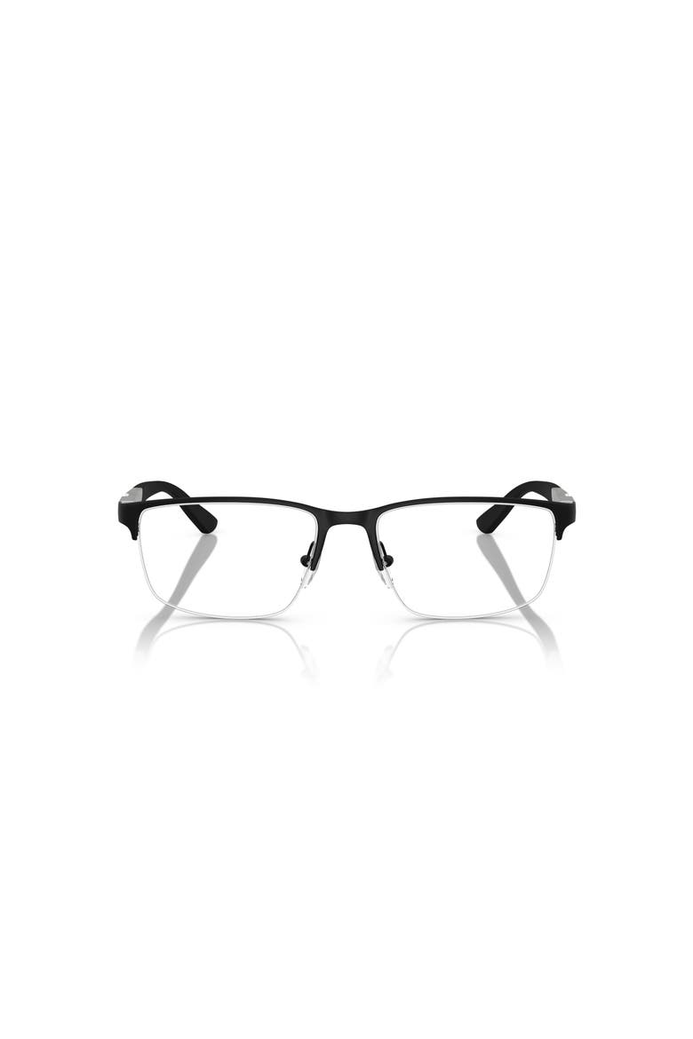 56mm Rectangle optical glasses, Alternate, color, Black