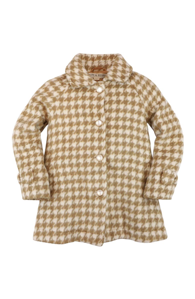 Hope & Henry Girls' Bow Cuff Swing Coat, Kids, Alternate, color, 