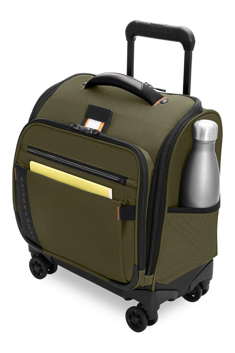 ZDX Cabin Spinner Suitcase, Alternate, color, HUNTER