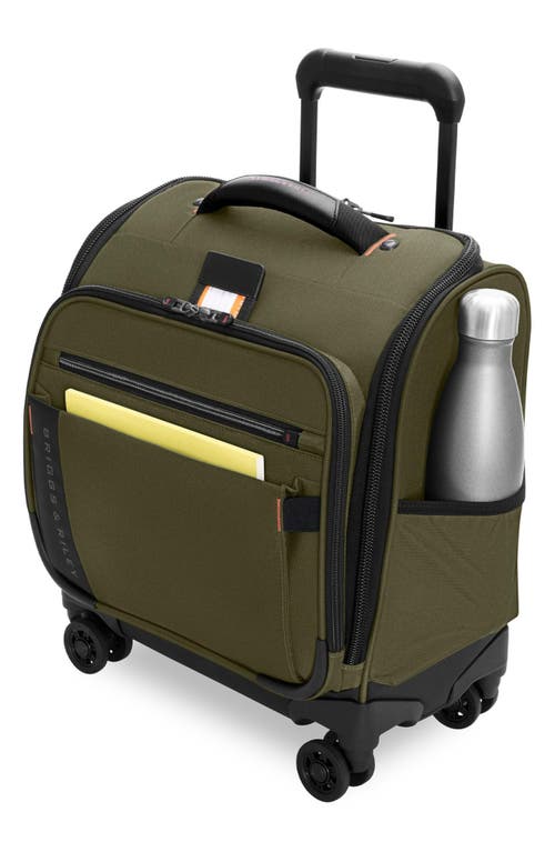 Briggs & Riley Zdx Cabin Spinner Suitcase In Pink