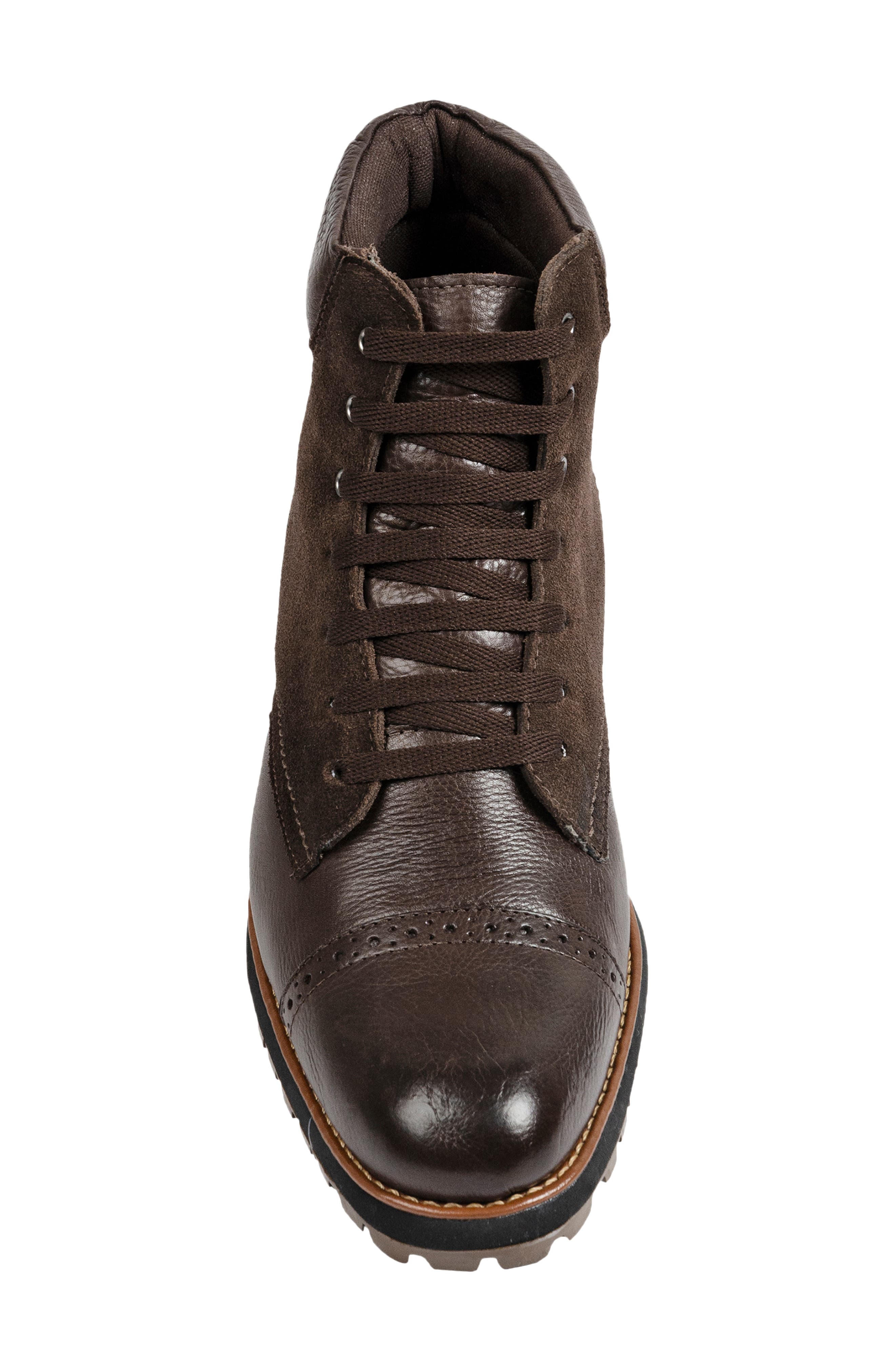 Sandro Moscoloni Randall Lace-Up Cap Toe Boot, Alternate, color, 