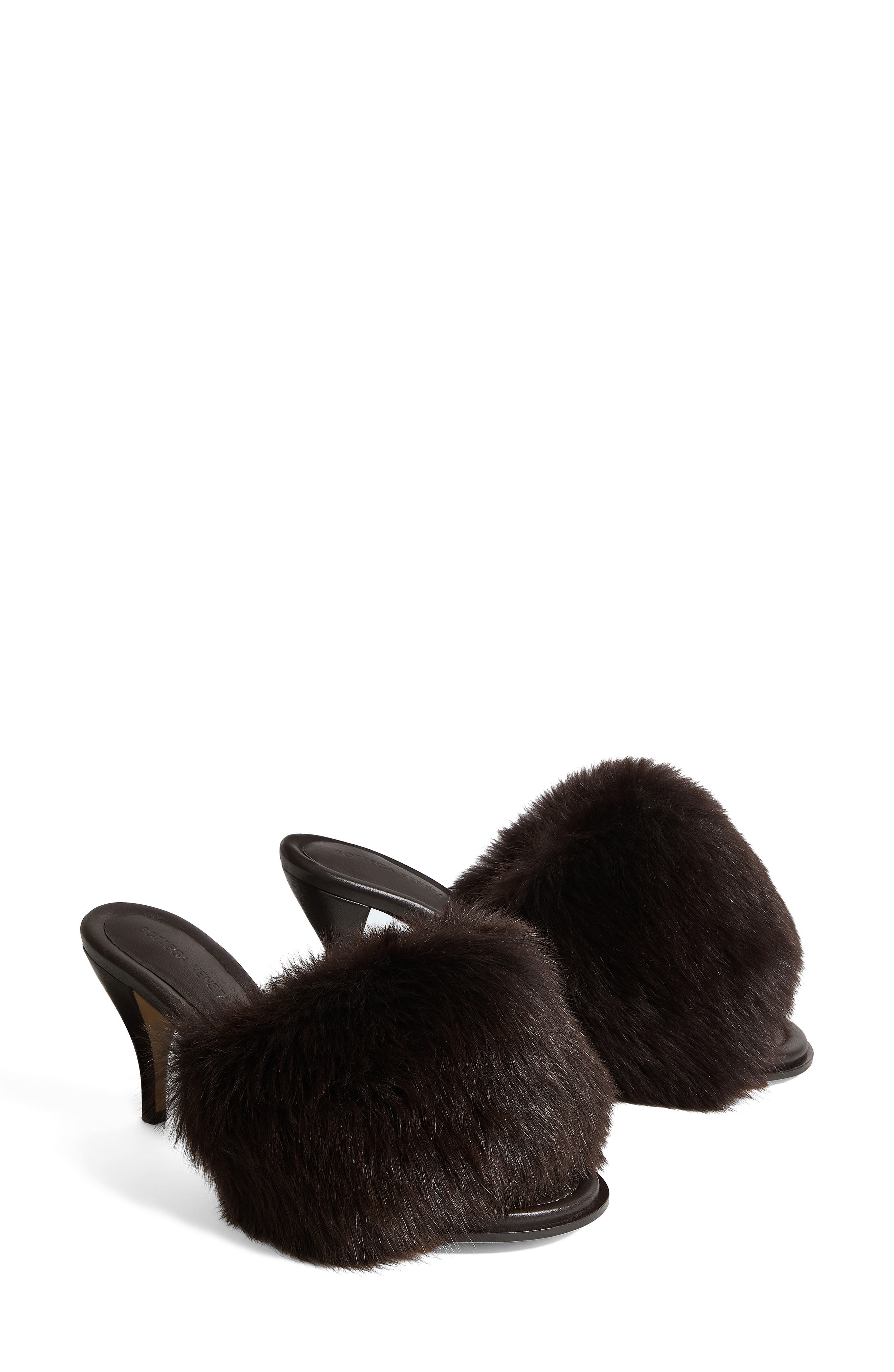 Cherry Genuine Shearling & Leather Sandal, Alternate, color, 2172 FONDANT-ESPRESSO