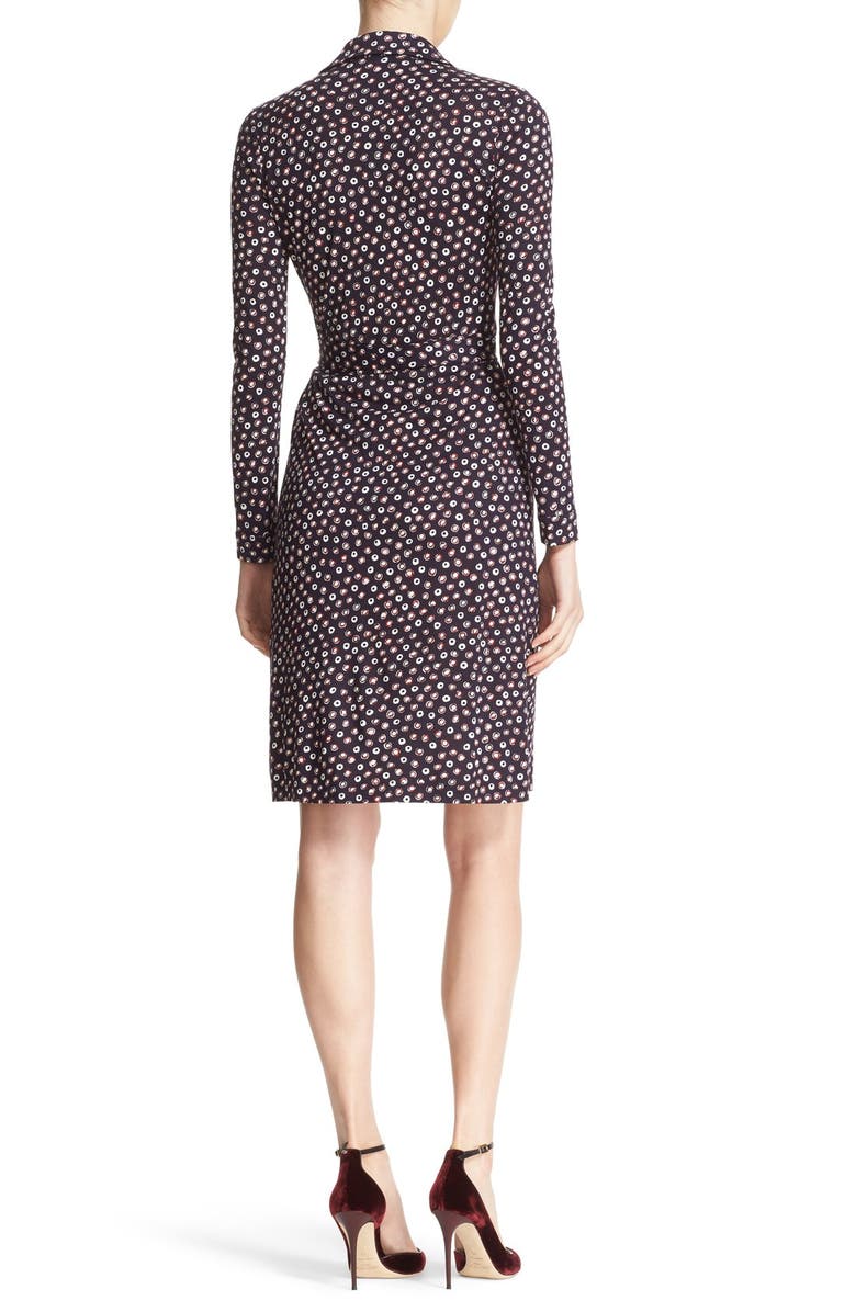 Diane von Furstenberg New Jeanne Two Silk Wrap Dress, Alternate, color,