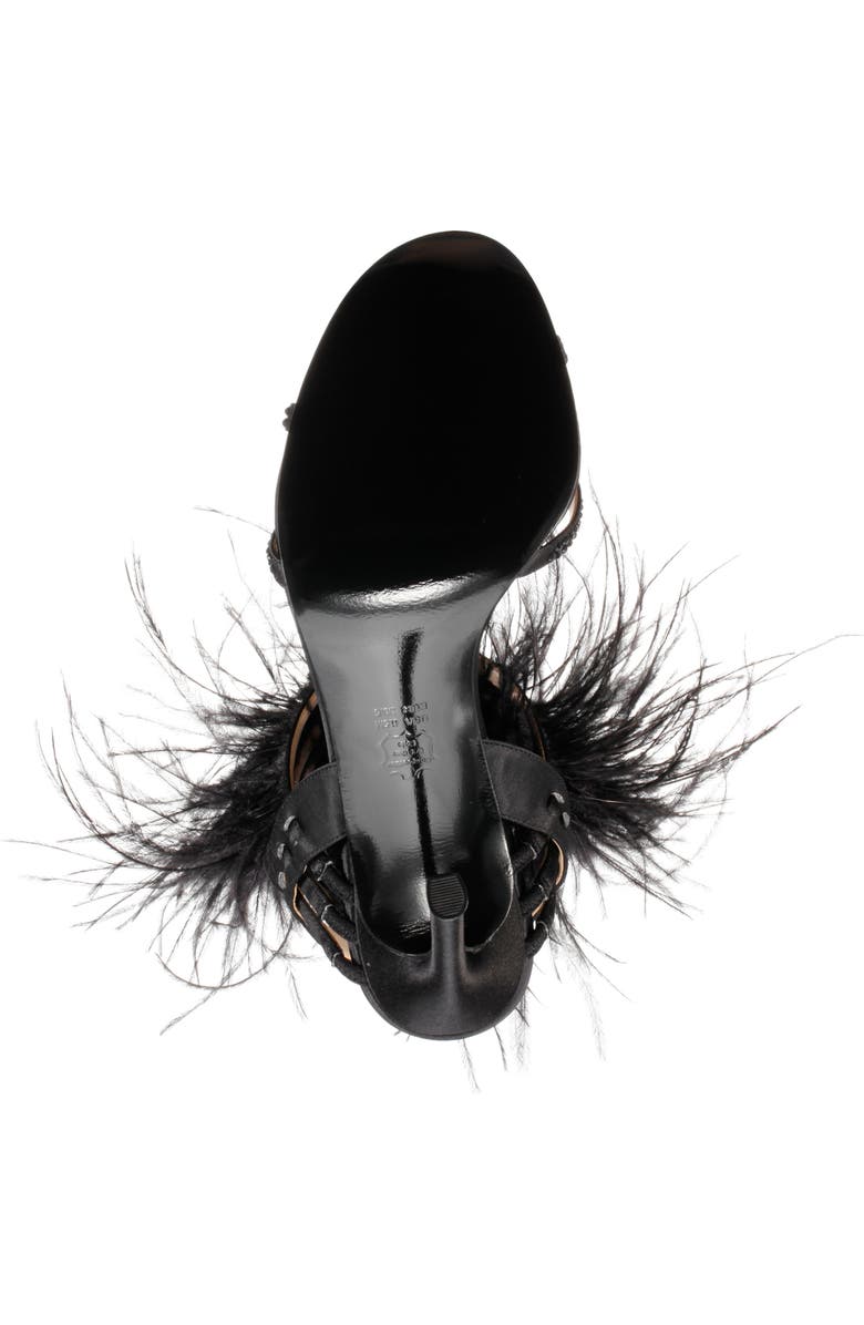 Nina Dalva Feather Sandal, Alternate, color,