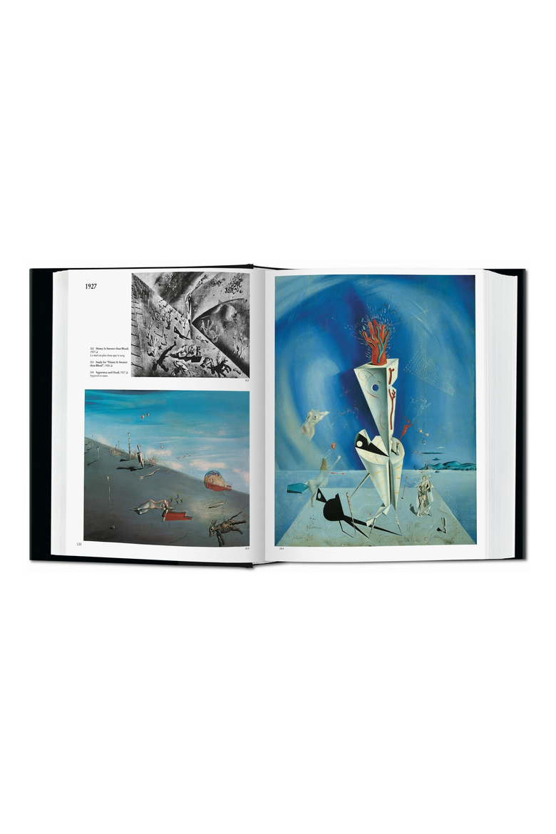Dalí The Paintings Book, Alternate, color, Black