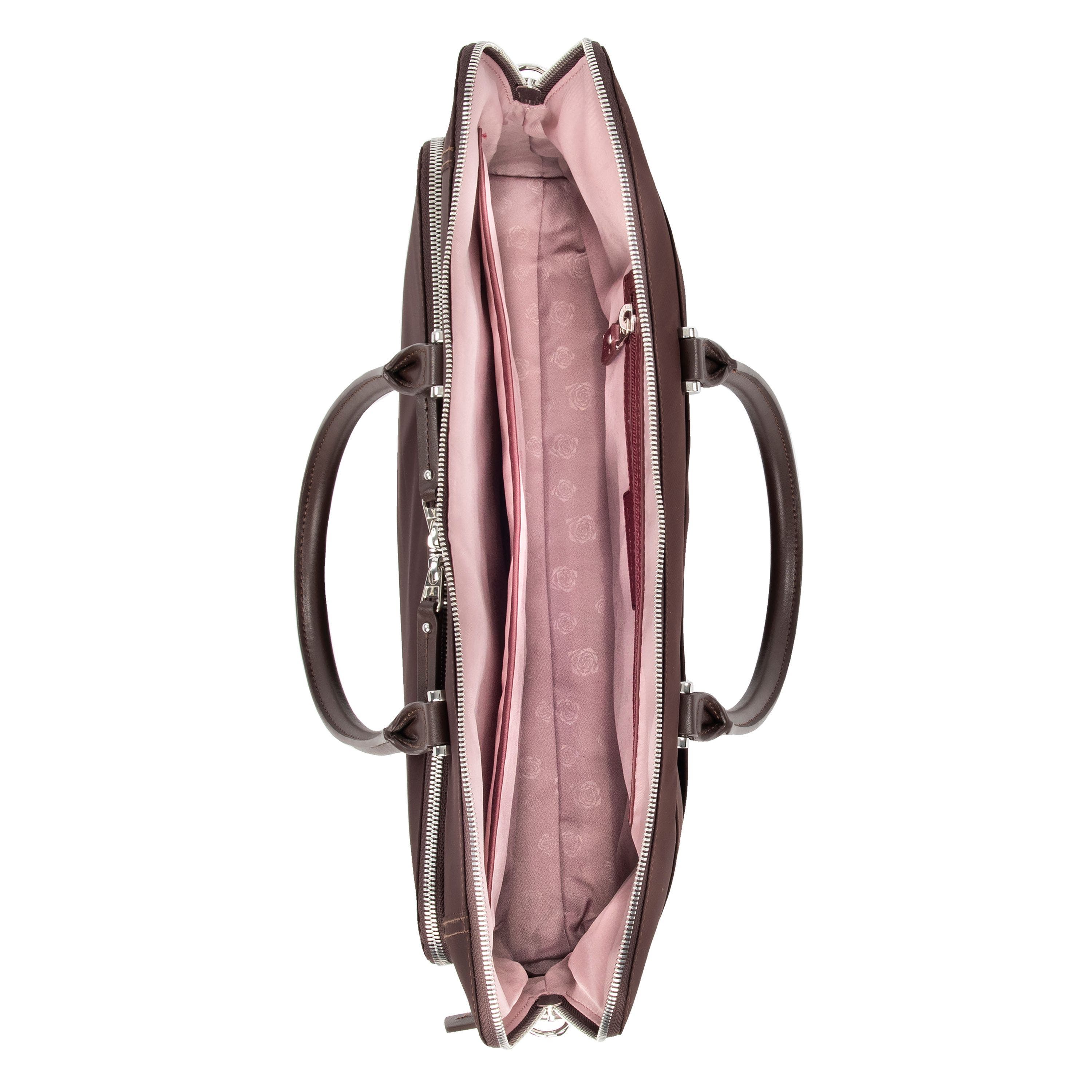 TRAVELPRO Platinum Elite Women's Travel Briefcase, Fits up to 14 Inch Laptop, Alternate, color, Rich Espresso