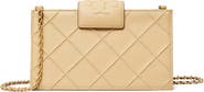 Tory Burch Mini Fleming Soft Quilted Leather Wallet on a Chain