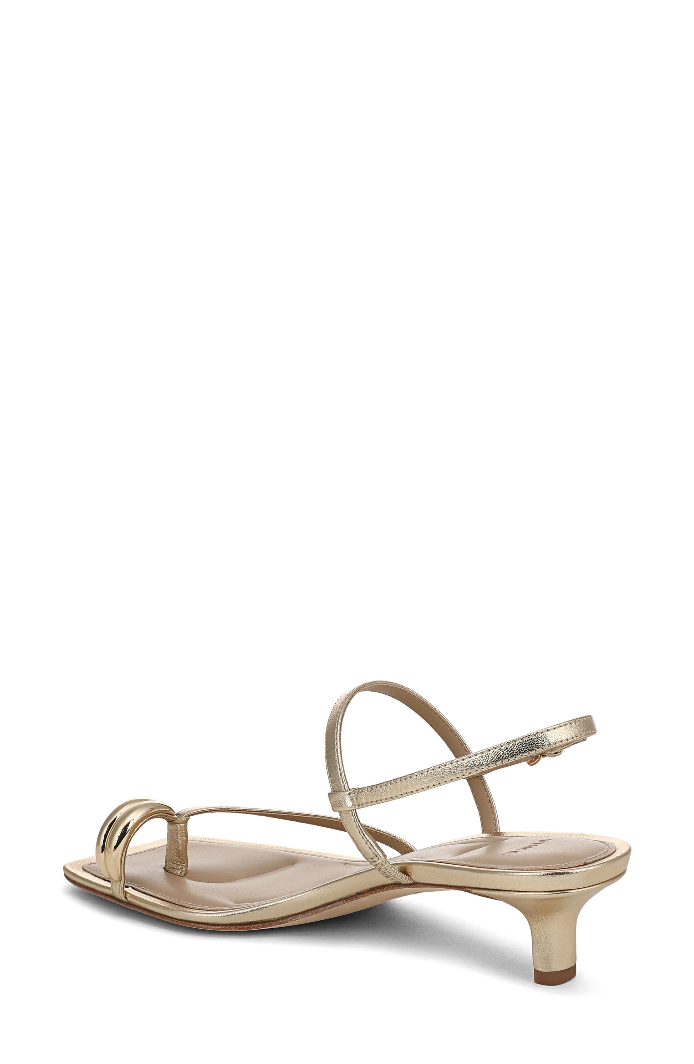 Polli Kitten Heel Sandal, Alternate, color, CHAMPAGNE