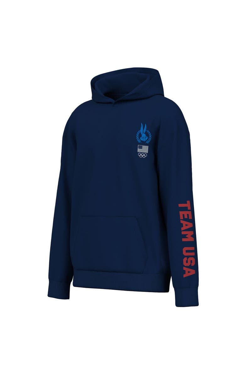 Outerstuff Men's Outerstuff  Navy Team USA x Looney Tunes One for All Sport Hoodie, Alternate, color, Navy