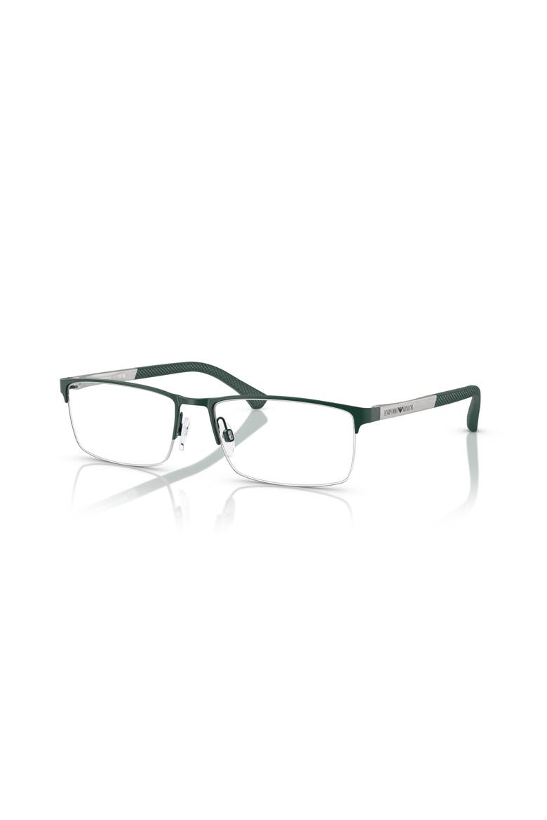 55mm Rectangle optical glasses, Main, color, Green