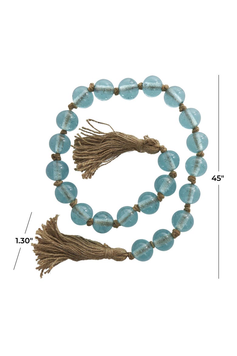 Bohemian Glass Beaded Tassel Garland, Alternate, color, LIGHT BLUE