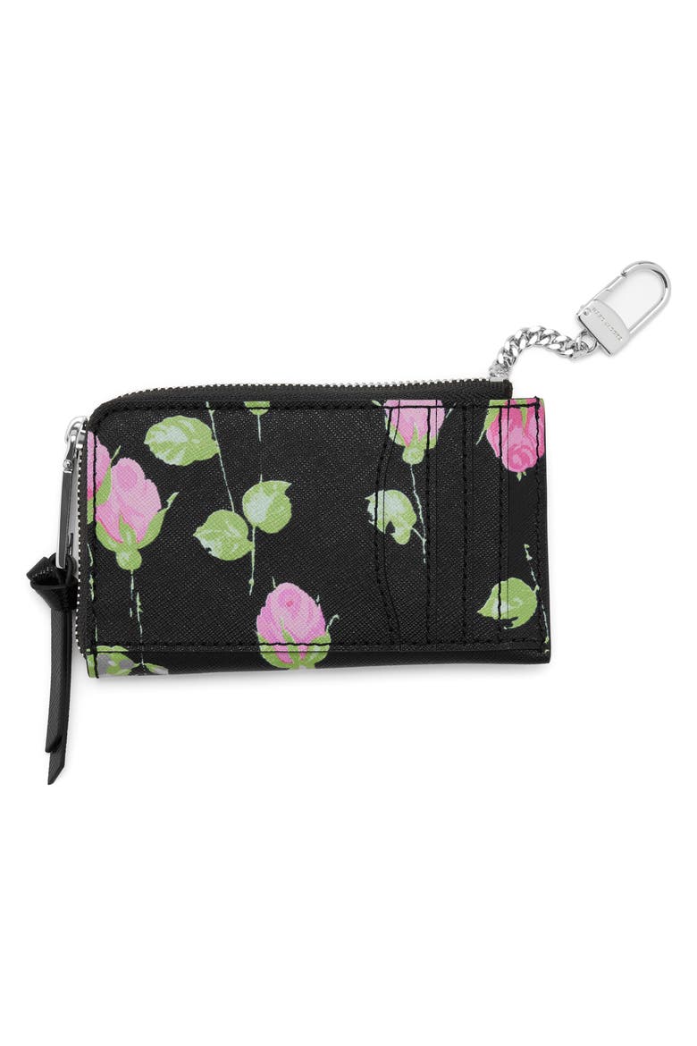 Snapshot Top Zip Wallet, Alternate, color, BLACK MULTI