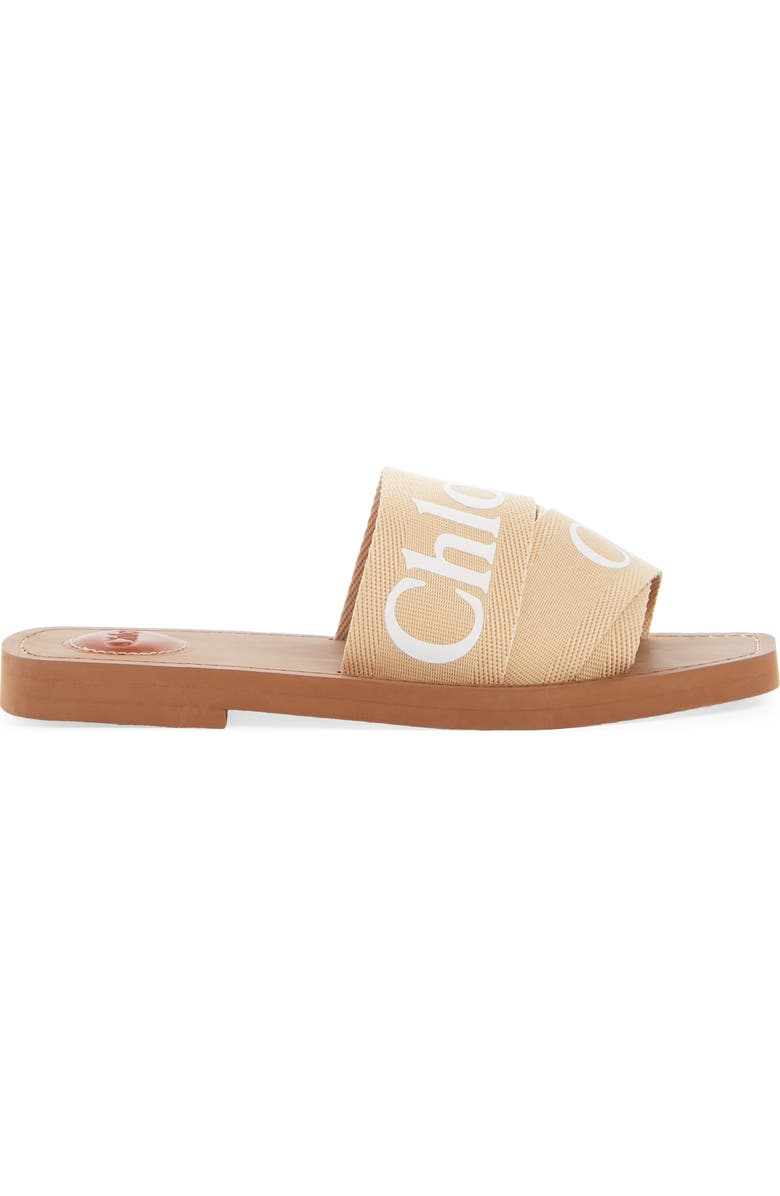 Chloé Logo Slide Sandal, Alternate, color,