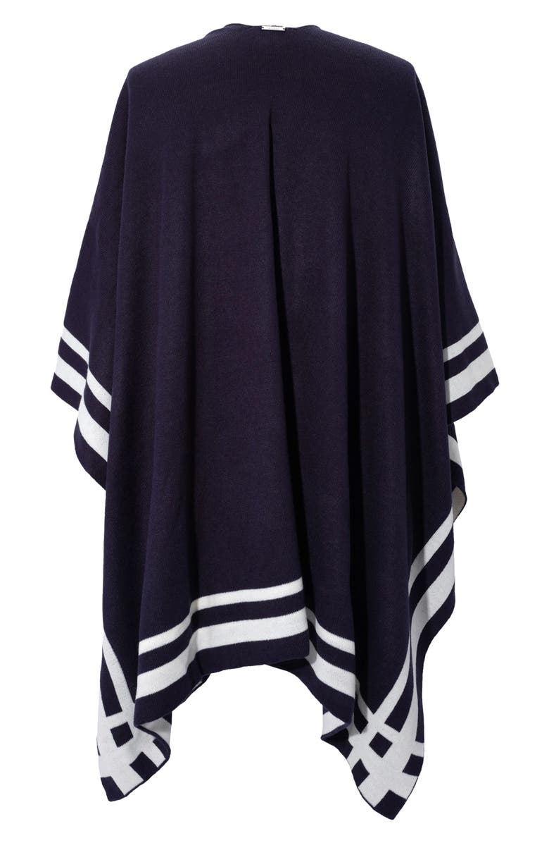Lauren Ralph Lauren Jet Setter Reversible Knit Poncho, Alternate, color, 