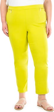 Nina Leonard Straight Leg Pull-On Pants