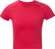 Sweaty Betty Athlete Seamless Workout Crop T-Shirt
