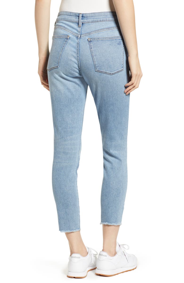 DL1961 Farrow Instaslim Ripped High Waist Crop Skinny Jeans, Alternate, color, 