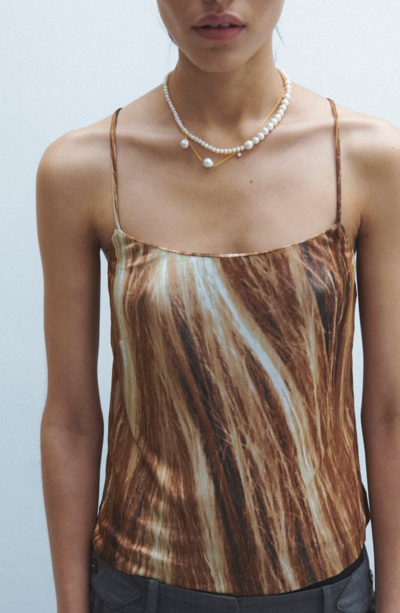 COMPLETEDWORKS Freshwater Pearl & Cubic Zirconia Pendant Necklace, Alternate, color, Gold Plated/ Pearl