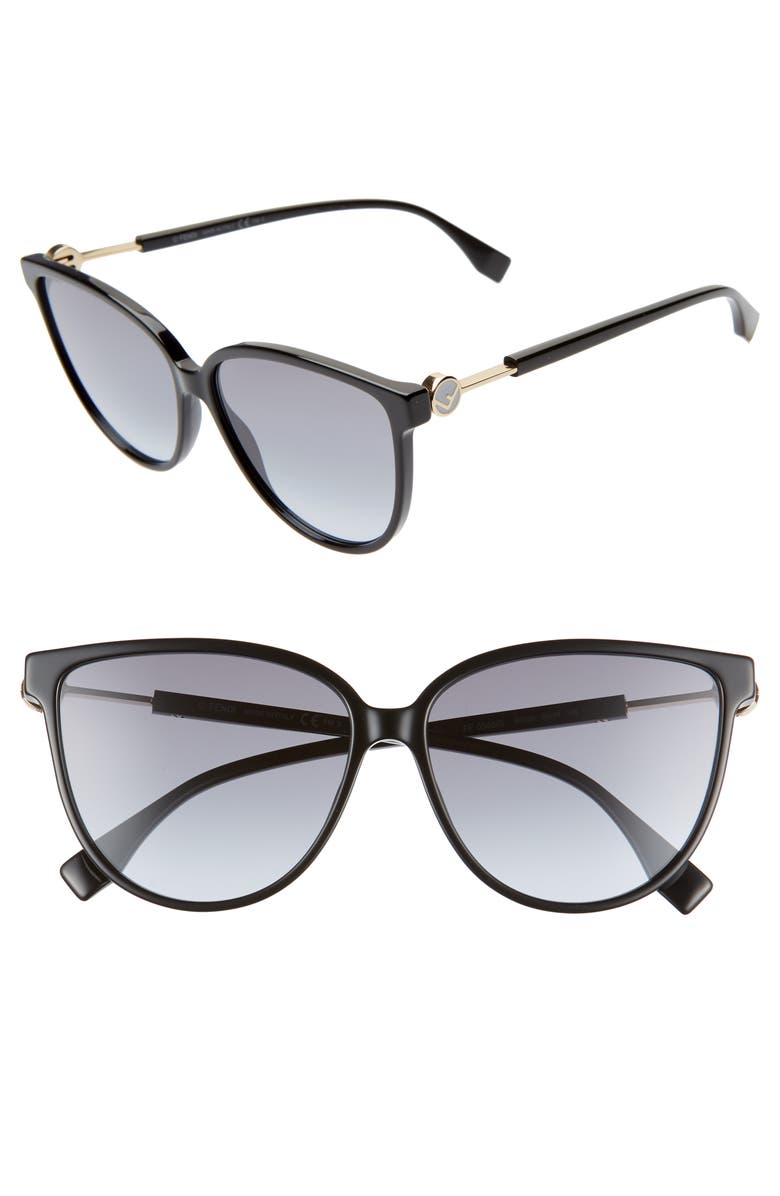 Fendi 59mm Cat Eye Sunglasses, Main, color, 
