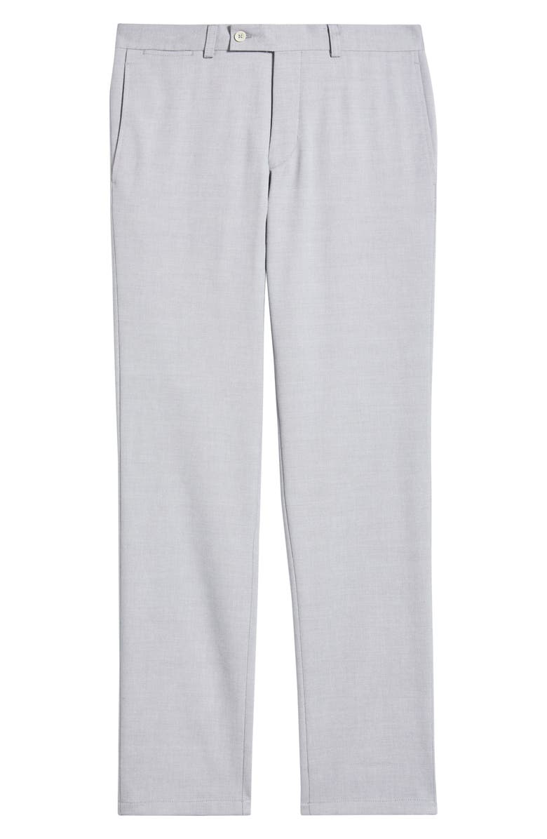 Jack Victor Palmer Stretch Cotton & Wool Pants, Alternate, color, Light Grey