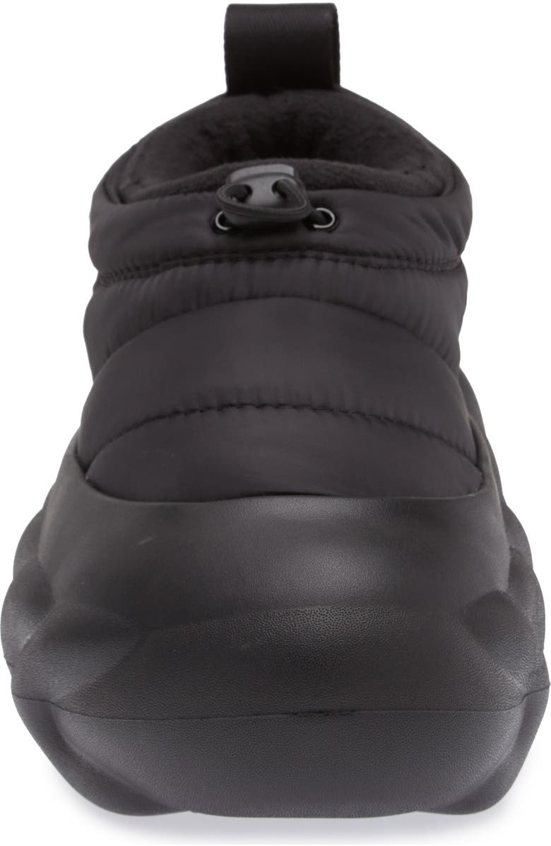 CROCS Overpuff Shorty Clog, Alternate, color, Black/ Black