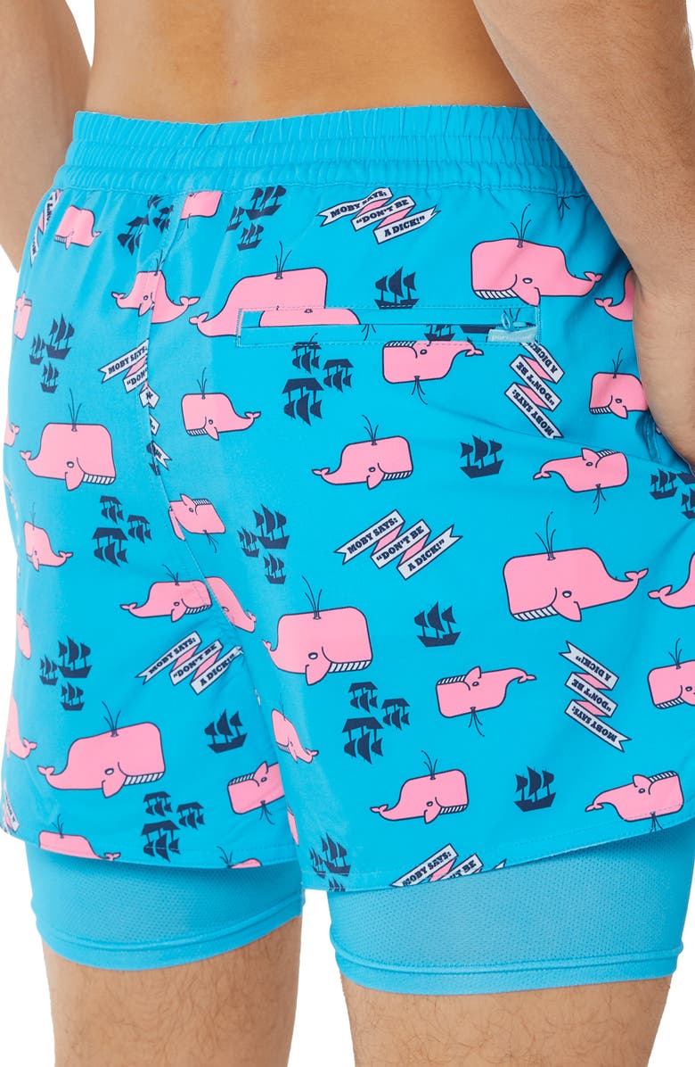 Party Pants Moby Says Game Changer Swim Trunks, Alternate, color, 