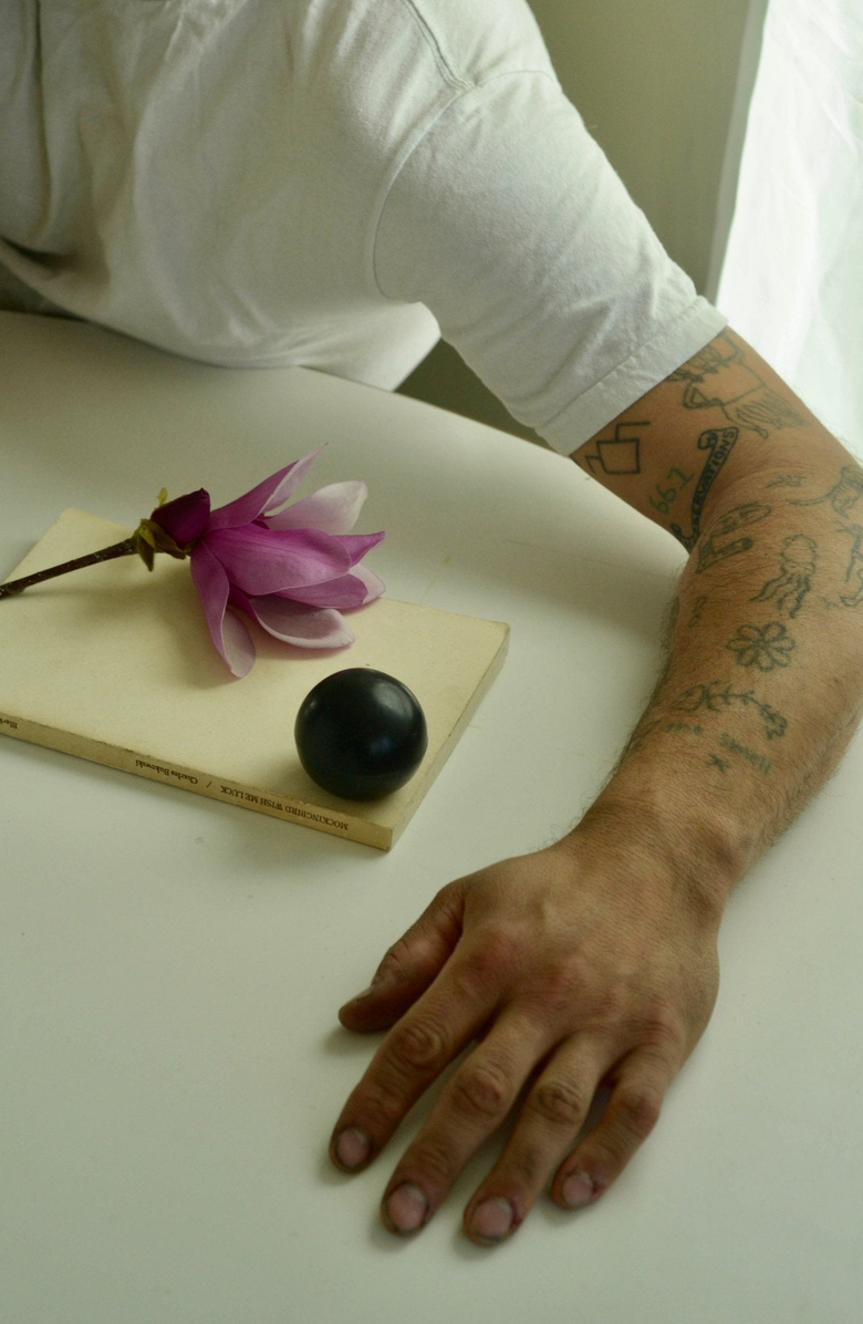 Summer Solace Tallow Gardeners Activated Charcoal Sphere Soap, Alternate, color, 