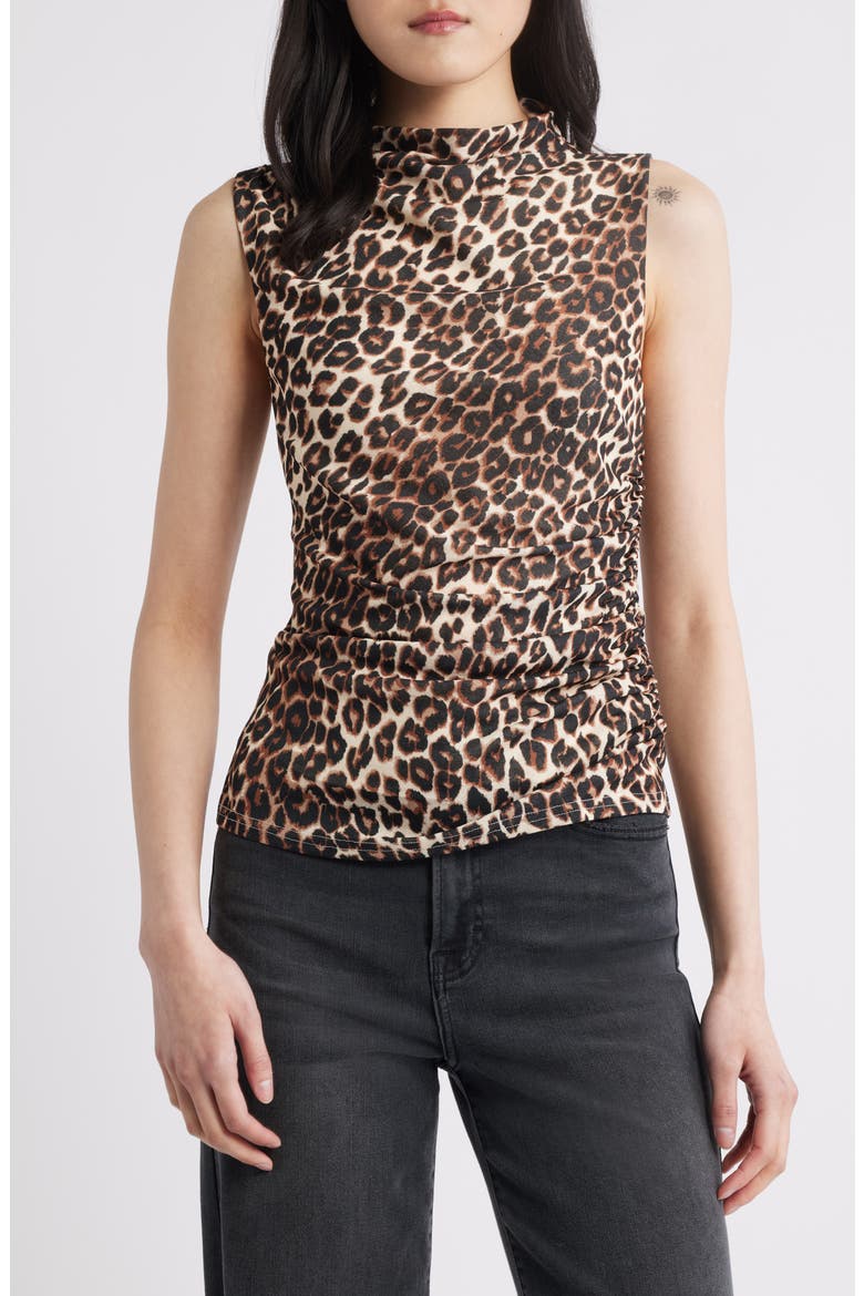 Christen Leopard Print Top, Main, color, NALA