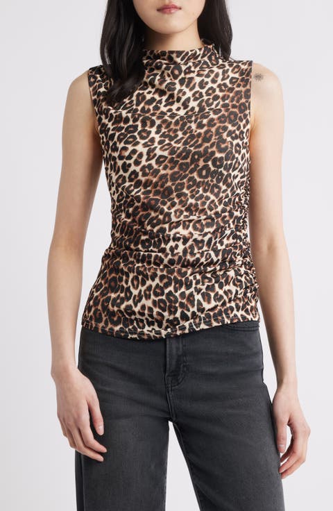 Christen Leopard Print Top