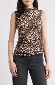 Rails Christen Leopard Print Top