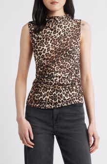 Rails Christen Leopard Print Top