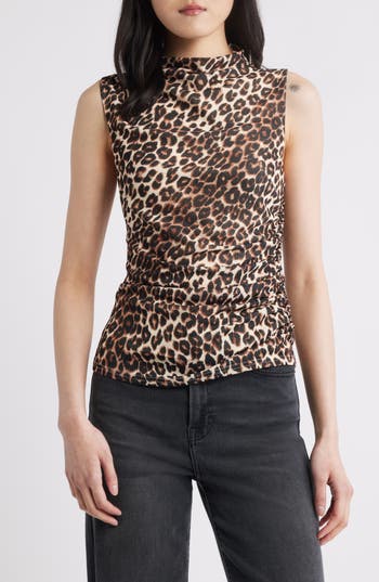Rails Christen Leopard Print Top