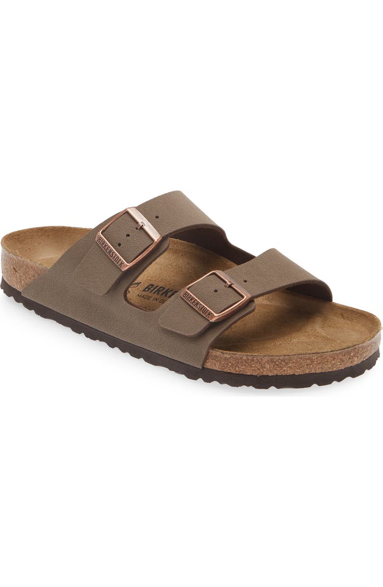 Birkenstock Arizona Slide Sandal, Main, color, Mocha