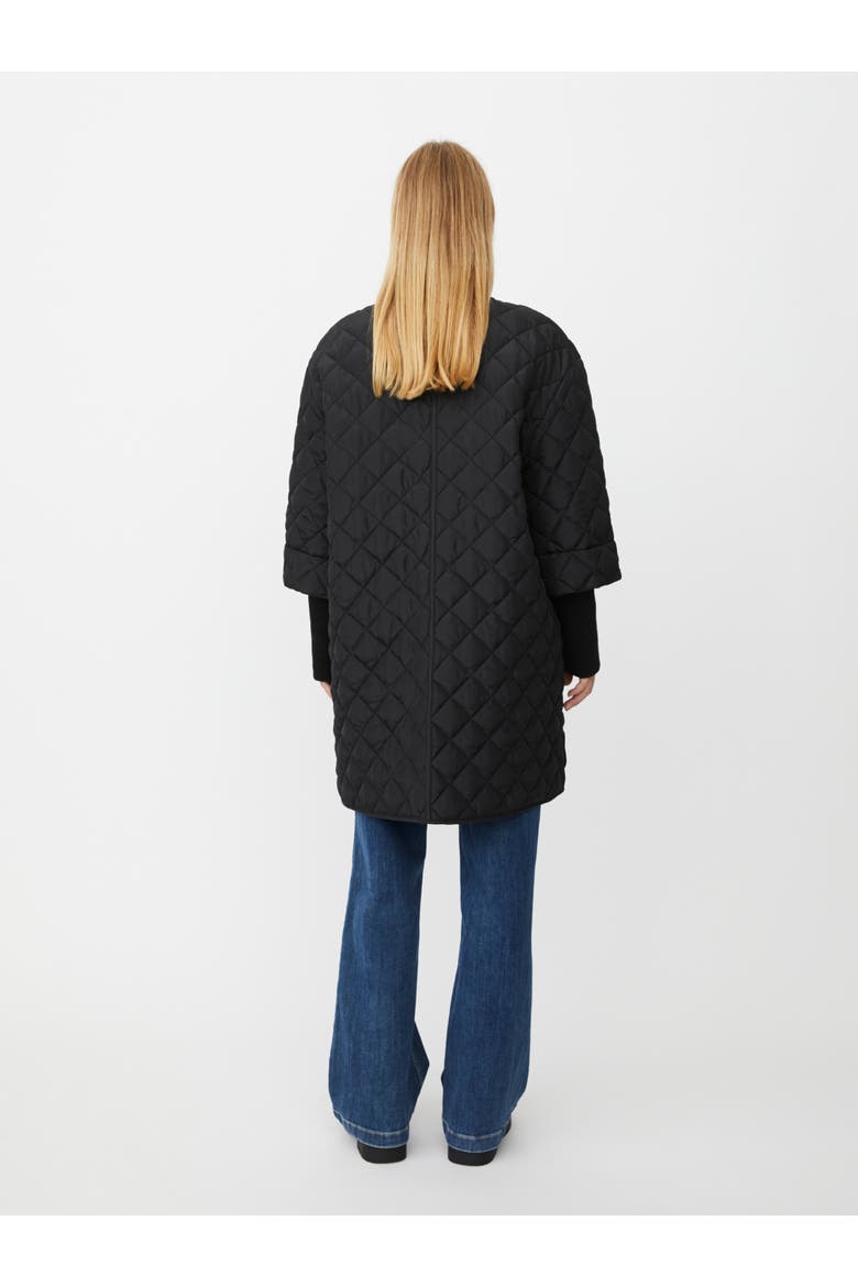 Talvire High Neck Long Sleeve Coat, Alternate, color, Black