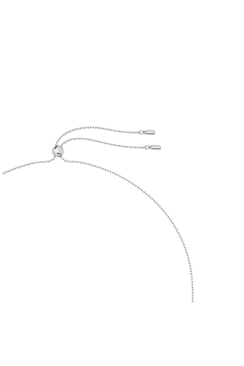 Luna XL Crystal Pendant Necklace, Alternate, color, SILVER