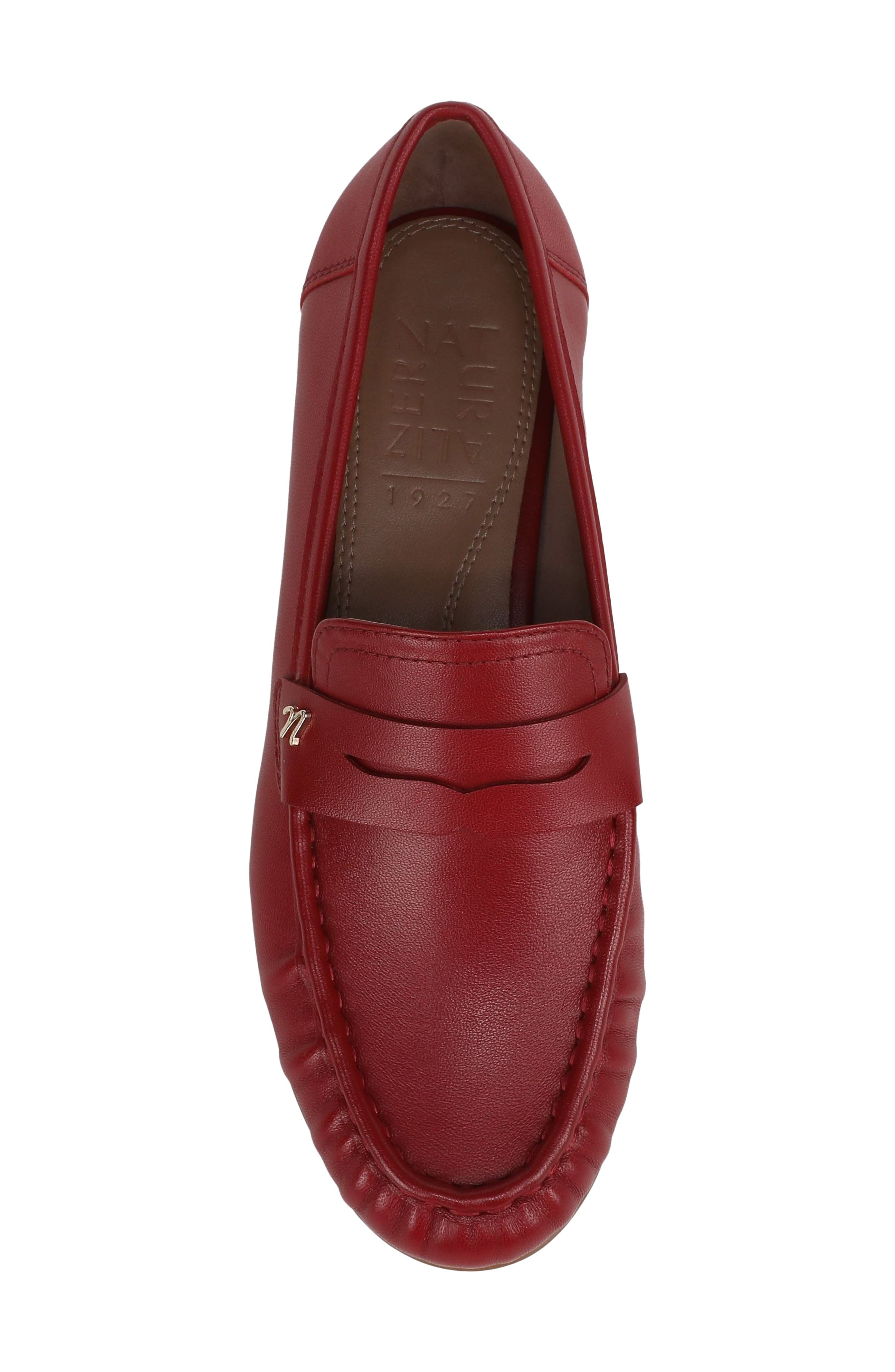 Bloom Penny Loafer, Alternate, color, HEARTS FLAME RED